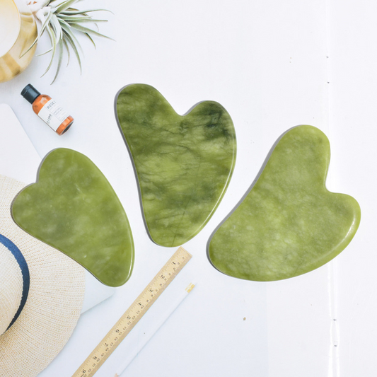 Jade Gua Sha Massage Tool Green